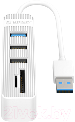 USB-хаб Orico TWU32-3AST (белый)