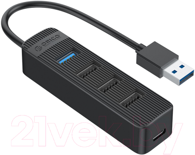 USB-хаб Orico TWU32-4A (черный)
