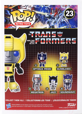 Фигурка коллекционная Funko POP! Retro Toys Transformers Bumblebee 50966 / Fun2549806