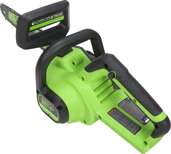Пила цепная аккумуляторная Greenworks GD24CS30 бесщеточная 24V 30см / 2007007UA (c АКБ 2Ач и ЗУ)