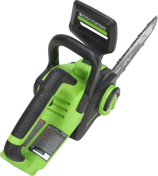 Пила цепная аккумуляторная Greenworks GD24CS30 бесщеточная 24V 30см / 2007007UA (c АКБ 2Ач и ЗУ)
