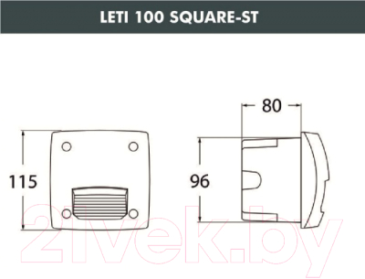 Бра уличное Fumagalli Leti 3S4.000.000.LYG1L