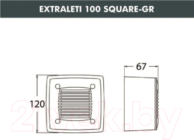 Бра уличное Fumagalli Leti 3S2.000.000.AYG1L