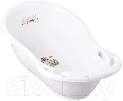 

Ванночка детская Tega, Белый, Дикий запад. Слоник / DZ-004 ODPLYW-103-SLONIK