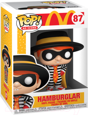 Фигурка коллекционная Funko POP! Ad Icons McDonalds Hamburglar 45724 / Fun25491350