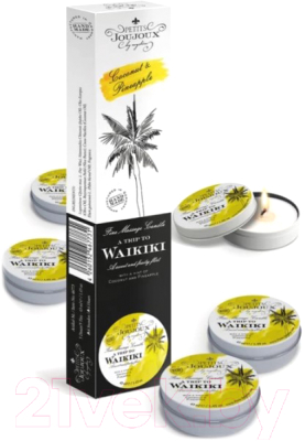 Свеча массажная эротическая Petits Joujoux Waikiki Beach Refill / 46773