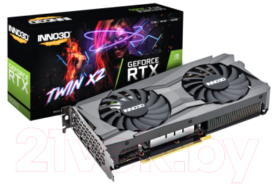 Видеокарта Inno3D GeForce RTX 3060 Twin X2 (N30602-12D6-119032AH)