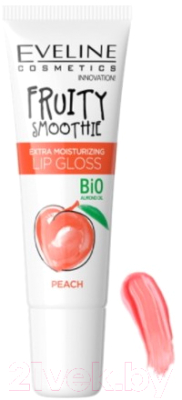 Блеск для губ Eveline Cosmetics Fruity Smoothie Peach (12мл)