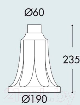Столб для уличного светильника Fumagalli 000.113.000.B0