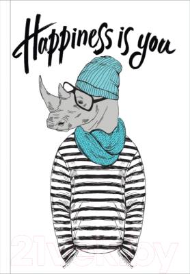 

Записная книжка Эксмо, Для хипстеров Happiness Is You / 9785699946464