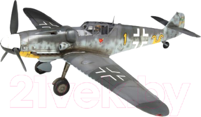 Сборная модель Звезда Самолет Мессершмитт BF-109 G6 / 4816