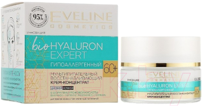 Крем для лица Eveline Cosmetics Biohyaluron Expert Мультипитательный Восстанавливающий 60+ (50мл)