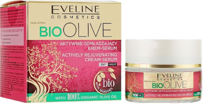 Крем для лица Eveline Cosmetics Bio Olive Активно омолаживающий сыворотка (50мл )