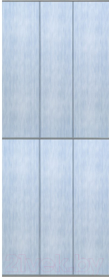 Экран-дверка Comfort Alumin Group Джинс голубой 73x200