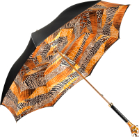 Зонт-трость Pasotti Tigre Black Lux - 