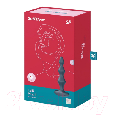 Вибропробка Satisfyer Lolli Plug 1 / J2018-136-1 (серый)