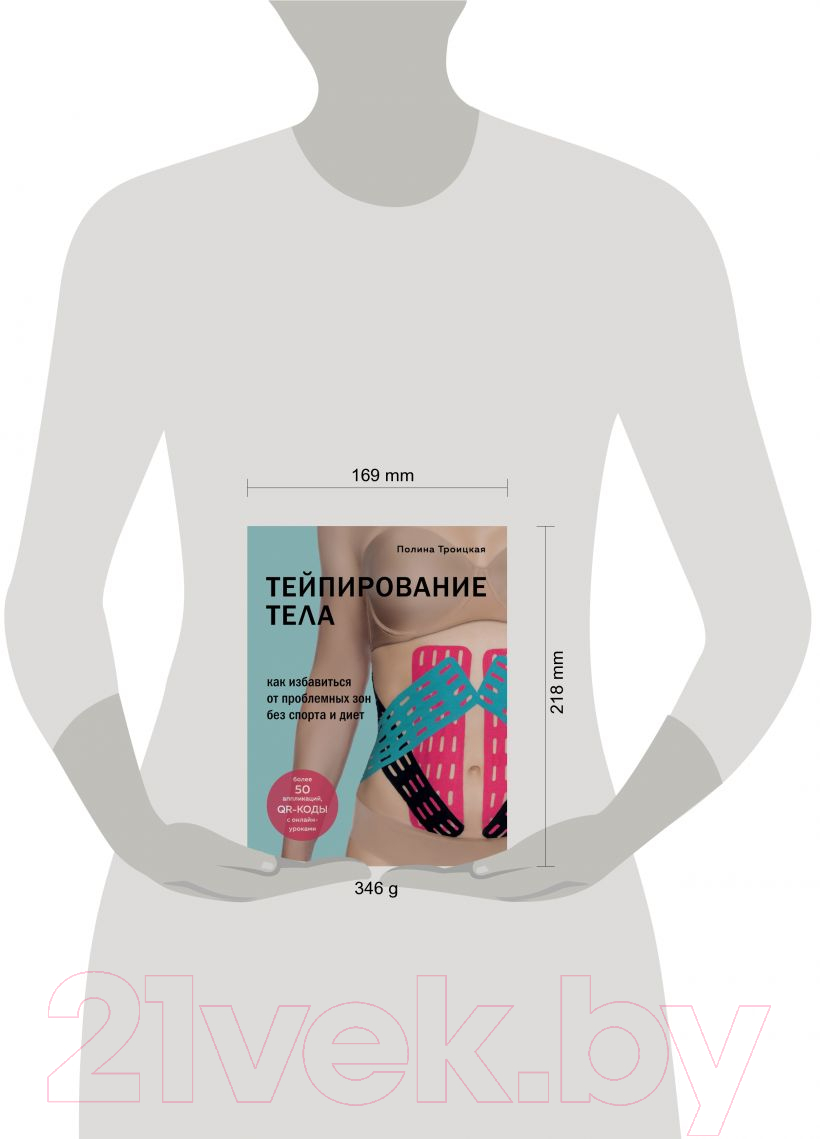 Нехудожественная книга Эксмо Тейпирование тела. Как избавиться от проблемных зон (Троицкая П.) — фото 4