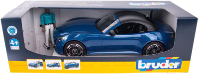 Автомобиль игрушечный Bruder Спортивный Roadster c водителем / 03-481