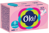 Тампоны гигиенические Ola! Tampons Normal Шелковистая поверхность (8шт) -