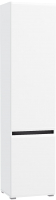 Шкаф-пенал Mobi Сидней 13.200 (белый премиум/черный 0190 PE/ белый глянец ПВХ) - 