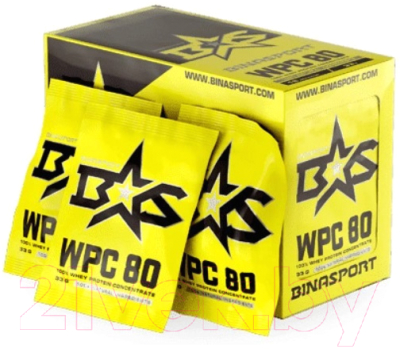 

Протеин Binasport, ВиПиСи 80 (ваниль, 33г, 20шт)