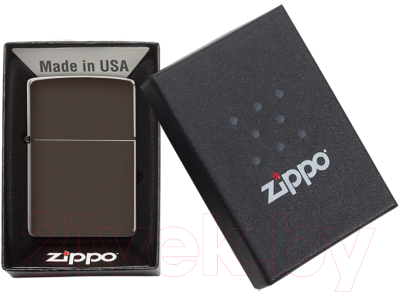 Зажигалка Zippo Classic / 49180 (коричневый матовый)