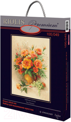 Набор для вышивания Риолис Чайные розы / 100/049