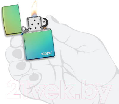 Зажигалка Zippo Classic / 49191ZL (зеленый)