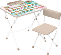 Комплект мебели с детским столом Ника КУ1/3М Забавные медвежата - 
