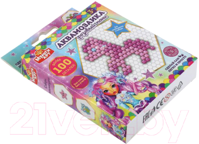 Изображение товара Развивающая игрушка MultiArt Аквамозаика Пони / 100-AQUAMOS-1