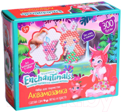 

Набор для творчества MultiArt, Аквамозаика Enchantimals / AQUABEADS300-EN3