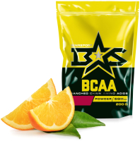 Аминокислоты BCAA Binasport Порошок (200г, апельсин) - 