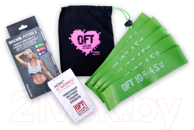 Набор эспандеров Original FitTools 10 Lbs / FT-PP10