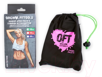 Набор эспандеров Original FitTools 10 Lbs / FT-PP10