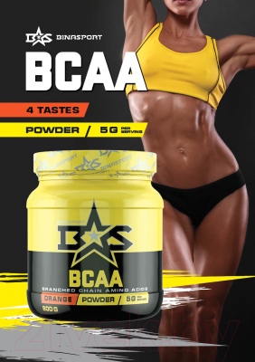 Аминокислоты BCAA Binasport Порошок (800г, натуральный вкус)