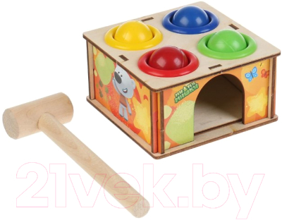

Развивающая игрушка Буратино, Стучалка Игра в шарики / СИМБАТ-005