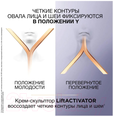 Крем для лица Черный жемчуг Liftactivator Скульптор для лица и шеи (50мл)