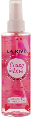 Спрей для тела La Rive Body & Hair Mist Crazy In Love Woman Парфюмированный (200мл)