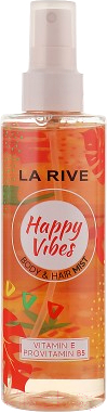 Спрей для тела La Rive Body & Hair Mist Happy Vibes Woman Парфюмированный (200мл)