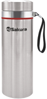 Термос для напитков Sakura TH-02-1000S  (серебристый) - 