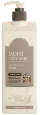 Гель для душа Milk Baobab Moist Body Wash White Soap (800мл)