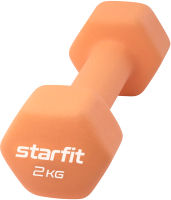 Гантель Starfit DB-201 (2кг, оранжевый пастель) - 