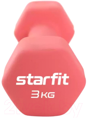 Гантель Starfit DB-201 (3кг, коралловый)