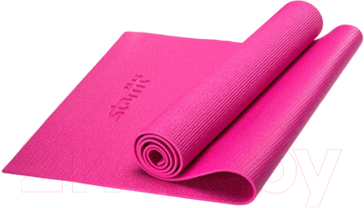 Коврик для йоги и фитнеса Starfit FM-101 PVC (173x61x0.6см, розовый)