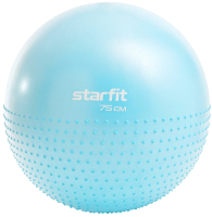 Фитбол массажный Starfit GB-201 (75см, синий пастель) - 