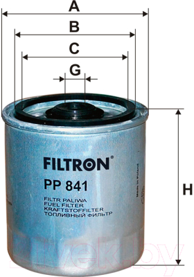 Топливный фильтр Filtron PP841