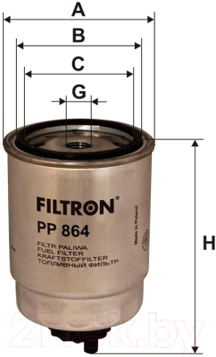 Топливный фильтр Filtron PP864
