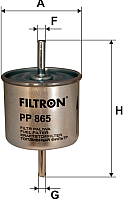 Топливный фильтр Filtron PP865 - 