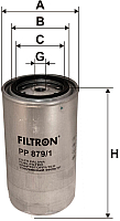 Топливный фильтр Filtron PP879/1 - 