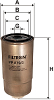 Топливный фильтр Filtron PP879/3 - 